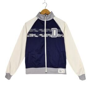 COWBOYS WOMEN'S LEGENDS COLLECTION JACKET - SIZE M - NAVY/CREAM – STYLE DW5300